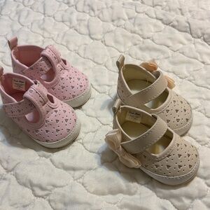 Pink and Cream Kids Shoes